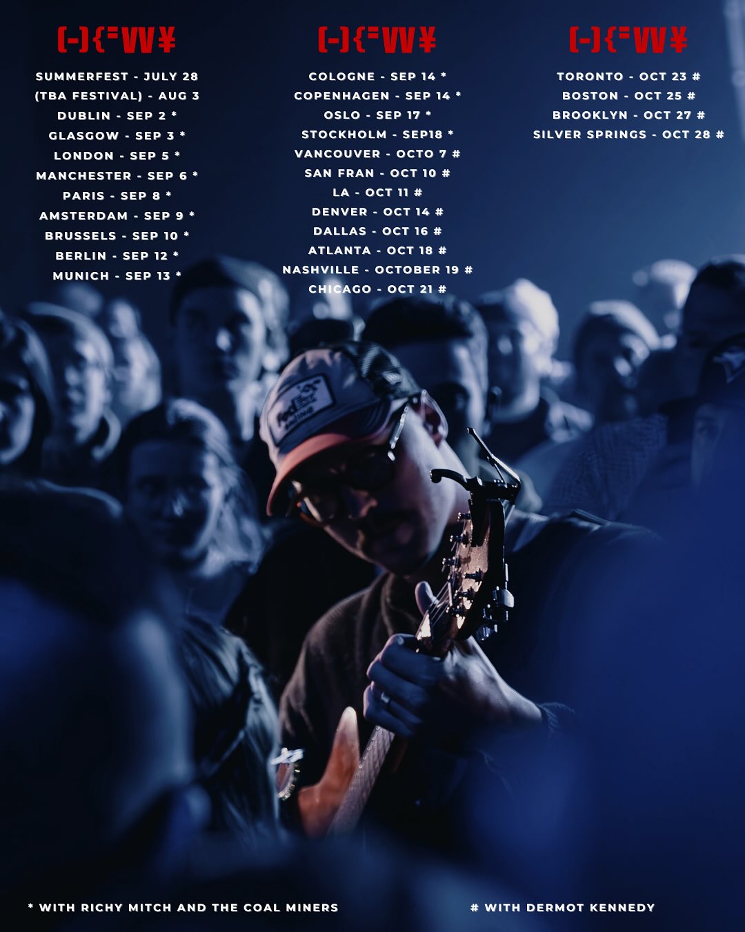 HAFFWAY Tour Poster 2025